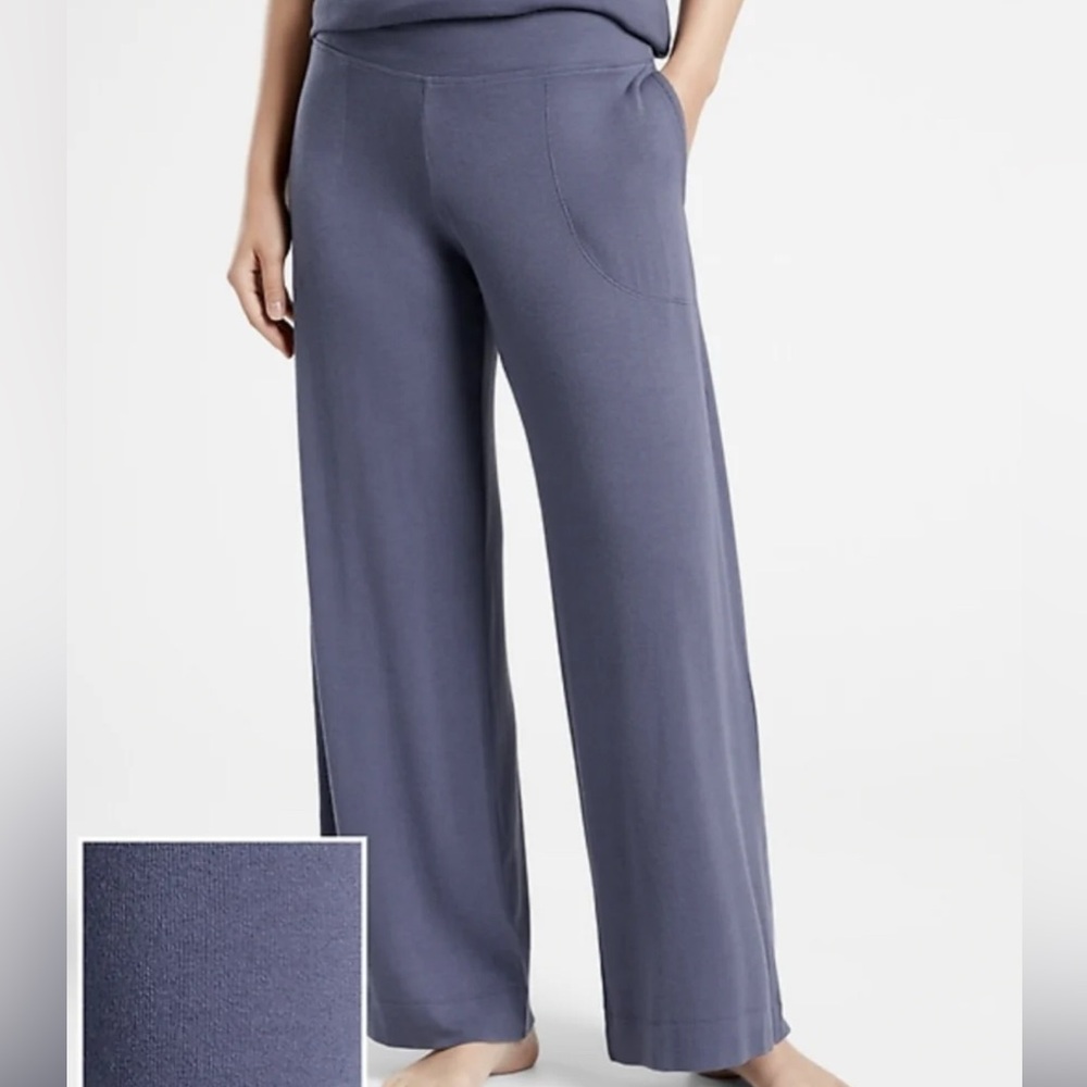 ATHLETA Well Rested Rib Sleep Wide Leg Pant